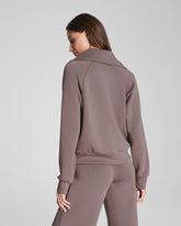 SPANX AirEssentials® Half Zip | Smoke